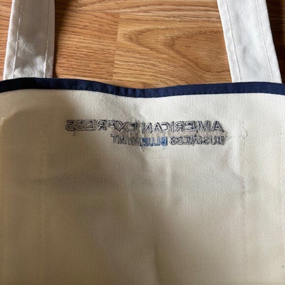 NEW American Express business blueprint Canvas Shopping Tote Bag - Picture 4 of 7